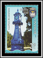 Baroque Clock in Central Square
