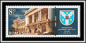 University Building and Emblem