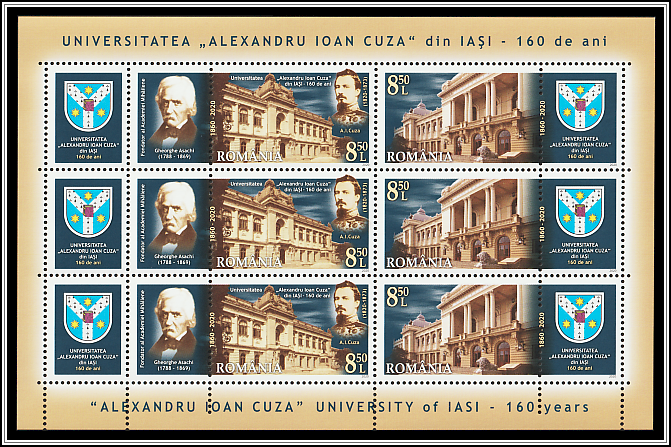 Souvenir Sheet with Both Stamps