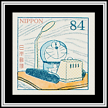 Doraemon on the Time Machine