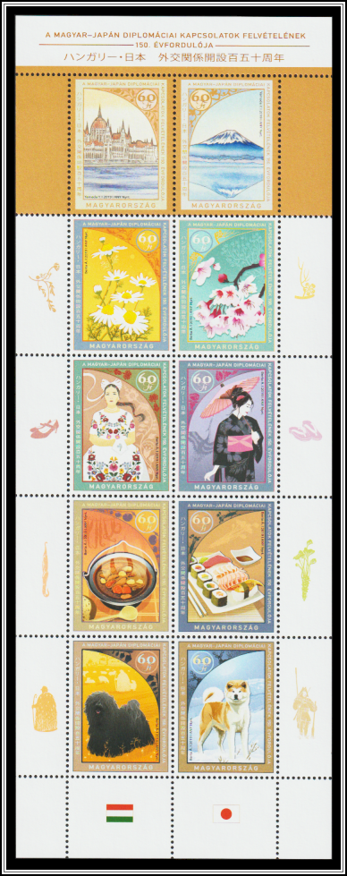 Scenes of Hungary and Japan