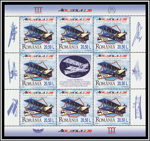 50th Anniversary of First Romanian Aerophilately Exhibition