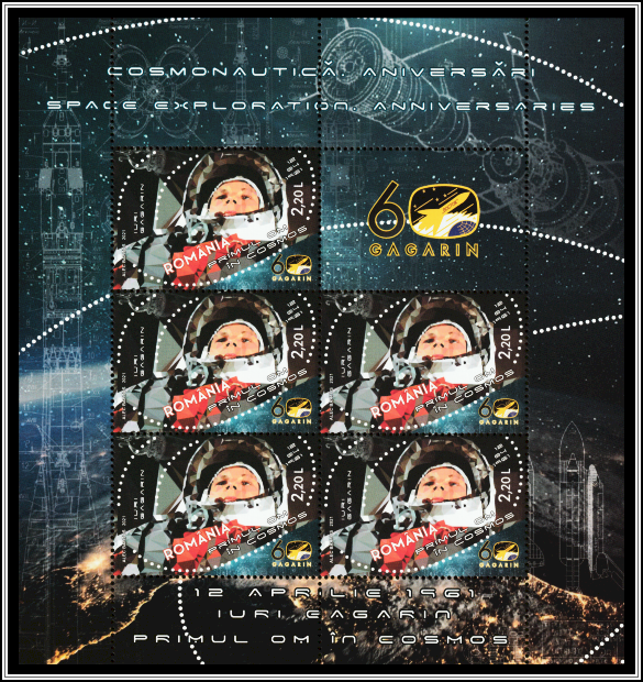 Yuri Gagarin - First Man in Space, 60th Anniversary