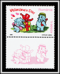 Cute Elephant Couple