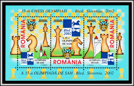 Chess Olympiad Souvenir Sheet