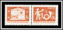 Letterbox; Letter Carrier and Post Horn