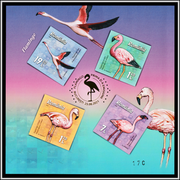 Flamingos Limited Edition Souvenir Sheeet