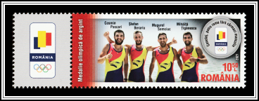 Men's Coxless Fours, Silver Medal