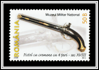 Four Barreled Flintlock Pistol, 18th Century