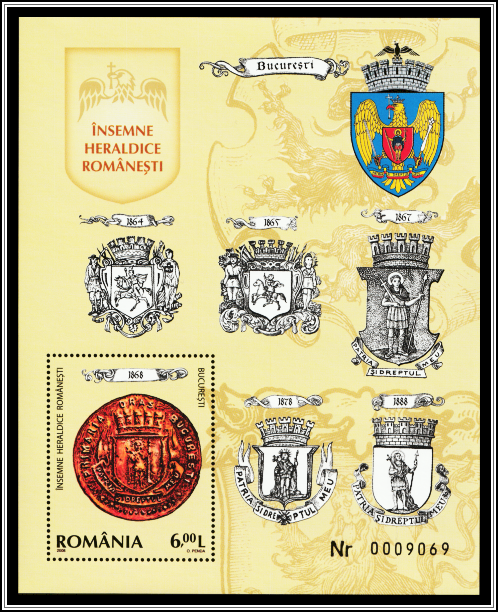 Coats of Arms of Bucharest Between 1864 and 1888