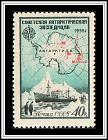 Map, Ships Ob & Lena