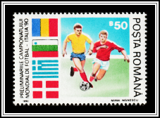 Flags & Football Scene