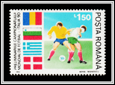 Flags & Football Scene