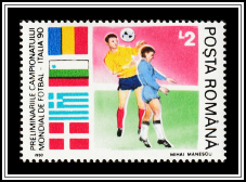 Flags & Football Scene
