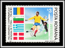 Flags & Football Scene