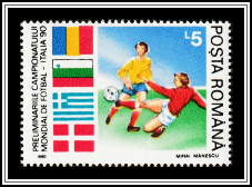 Flags & Football Scene