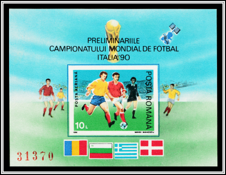 Flags & Football Scene
