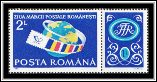 Globe & Coil of Stamps