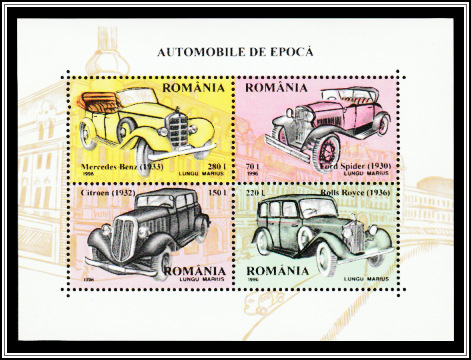 Classic Cars Sheet 1