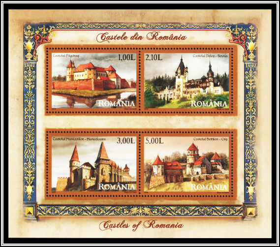 Castles Souvenir Sheet