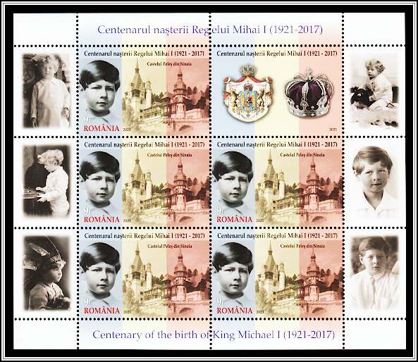 Michael in 1927 and Peleș Castle