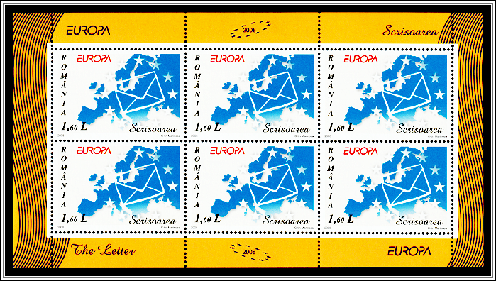 Map of Europe, Wreath of Stars, Envelope