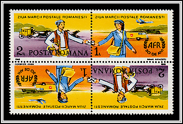 Modern & Historic Letter Carriers (Tête-bêche Type I)