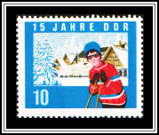 Winter Tourist, Snowy Village