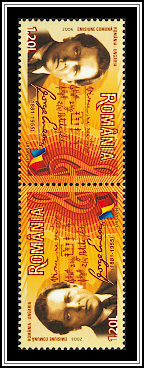 George Enescu Tête-bêche Pair