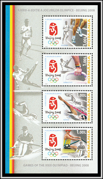 Olympic Events Souvenir Sheet