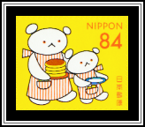Shirukuma-chan & Mother Carrying Hotcakes
