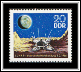 Luna 9 on the Moon