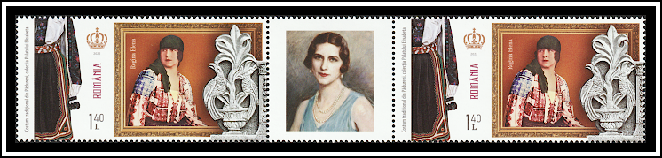 Queen Elena in Clothing from Pădureni - Gutter Pair Type II