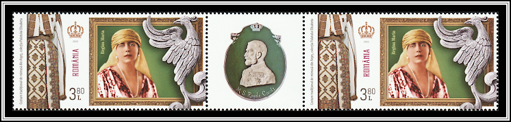 Queen Marie in a Bridal Gown from Argeș - Gutter Pair Type I
