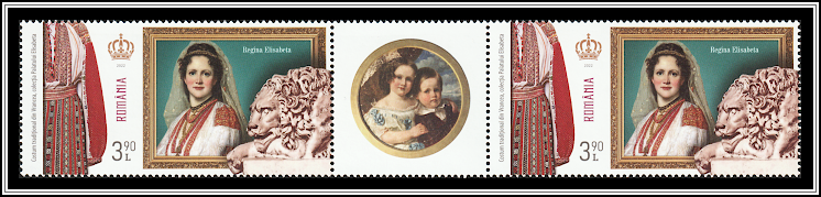 Queen Elisabeta in Clothing from Vrancea - Gutter Pair Type II