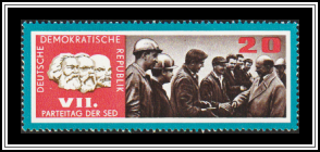 Walter Ulbricht and Factory Workers