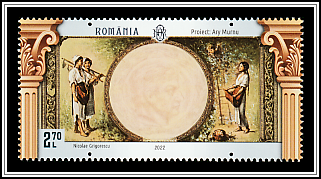 Painting by Nicolae Grigorescu, Graphic Layout by Ary Murnu (Type II)