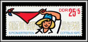Girl with Pioneer's Neckerchief