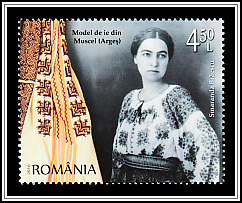 Smaranda Brăescu & Blouse from Mușcel, Argeș County