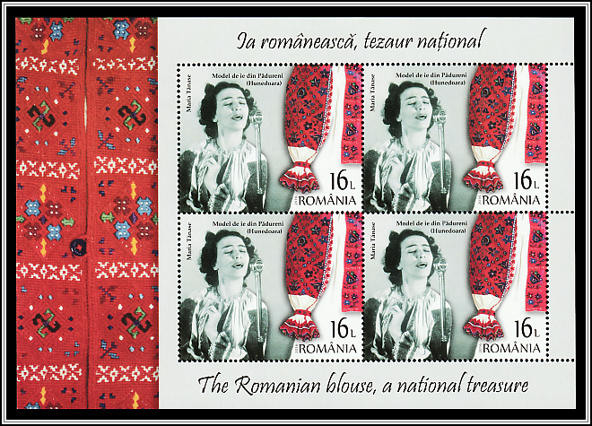 Maria Tănase & Blouse from Padureni, Hunedoara County