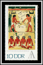 Bird Hunting Scene Egypt (c. 2400 BC)