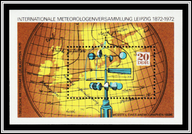 Anemometer, First German Weather Map