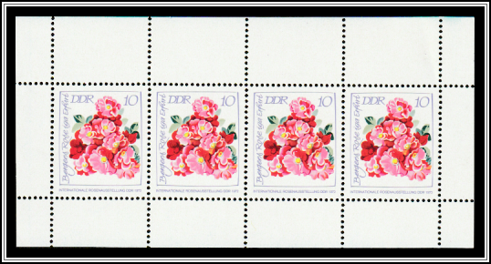 Roses Booklet Pane