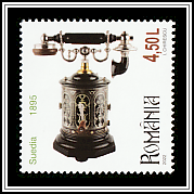 Coffee Grinder Desk Telephone, Sweden 1895