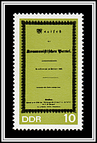 Communist Party Manifesto Title Page