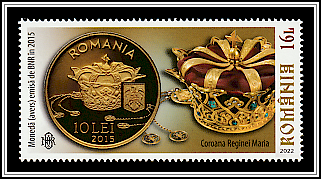 Crown of Queen Marie and Coin of 2010