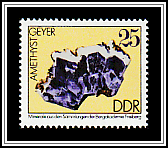 Amethyst with Quartz, Geyer (Erzgebirge)