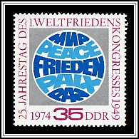 Globe with Peace Inscripted