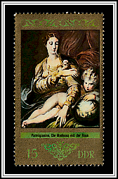 Madonna with Rose, Parmigianino