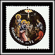 Nativity of Christ; Icon Painted by Gheorghe Tattarescu